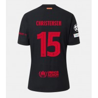 Fotballdrakt Herre Barcelona Andreas Christensen #15 Bortedrakt 2024-25 Kortermet